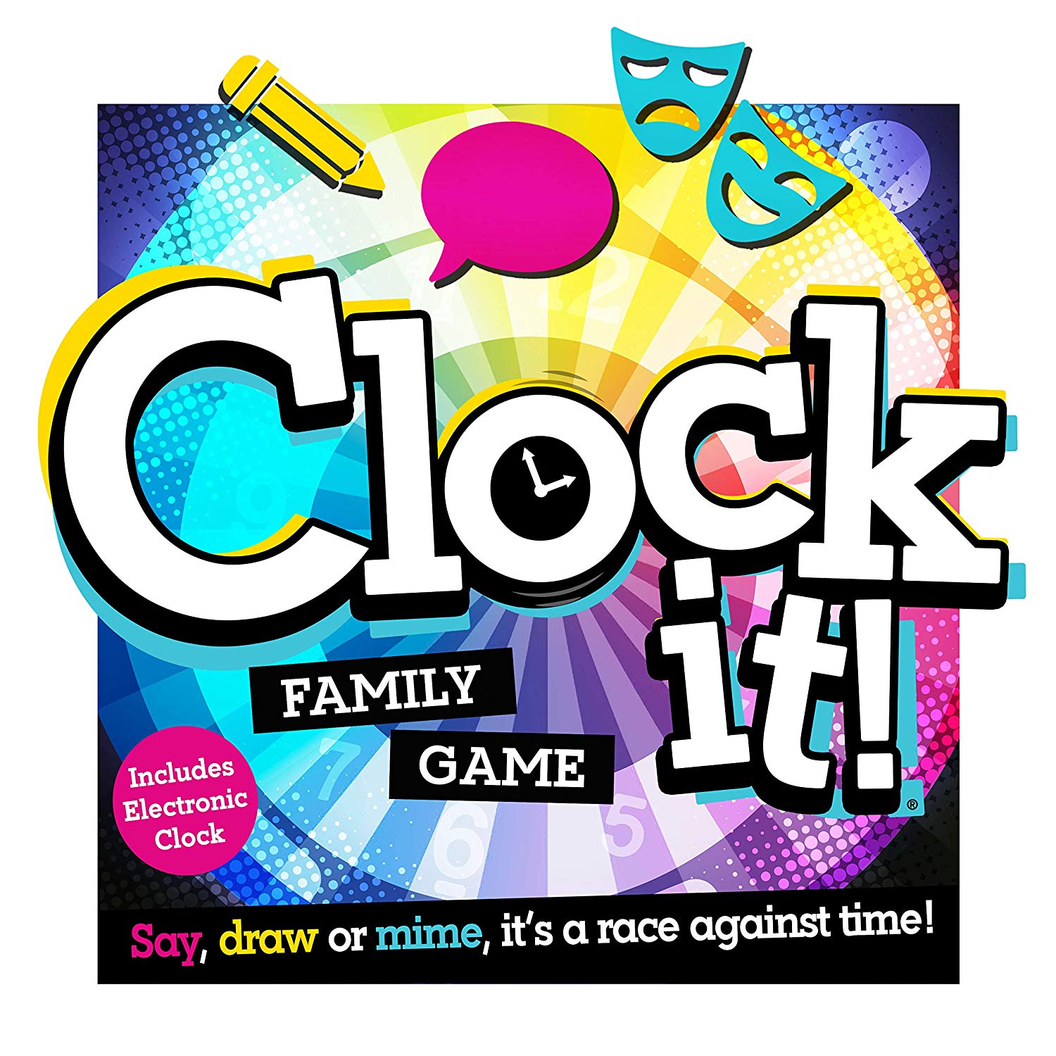 John Adams 10771 Clock It, Multi, Multicolor