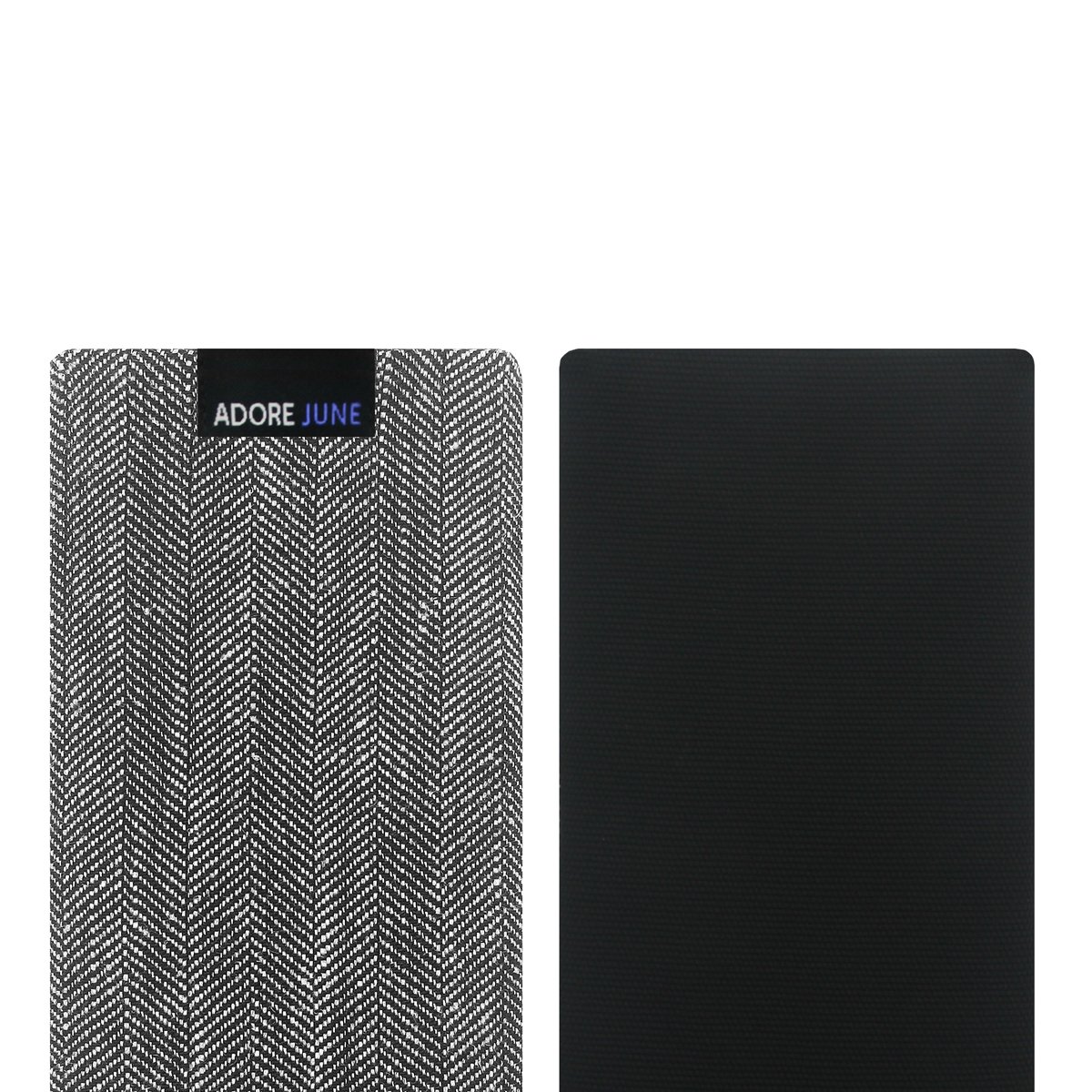Adore June Business Case Compatible with iPhone XR Mobile Phone Case Made of Signature Herringbone Fabric with Screen Cleaning Effect - Image 3