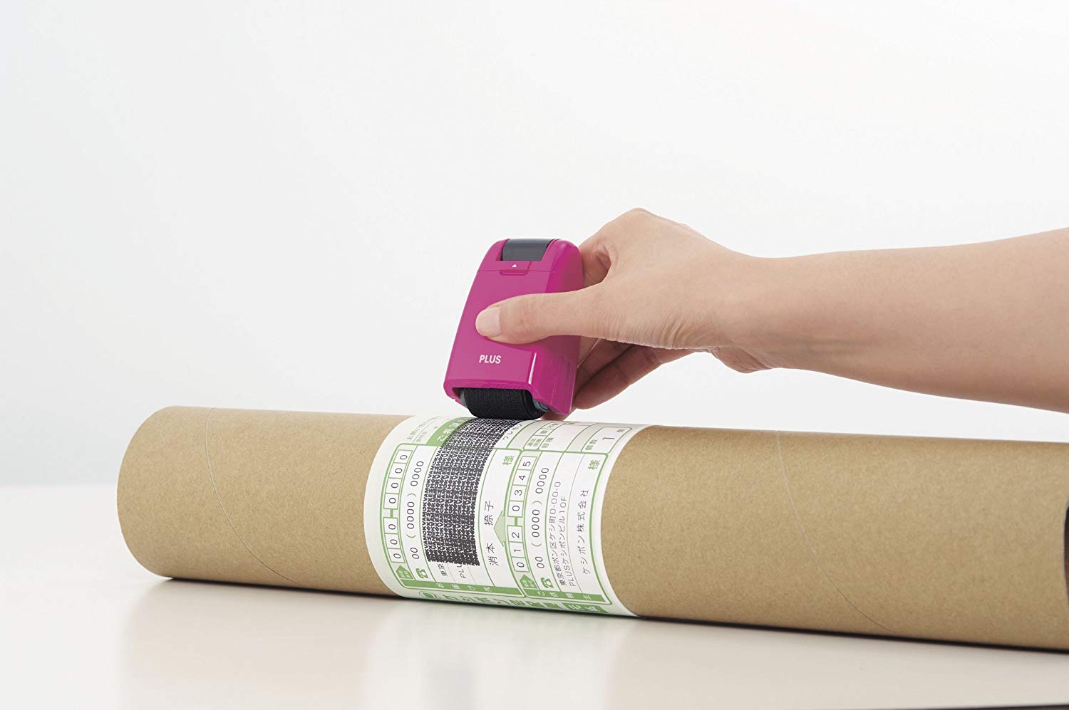Plus Japan "Guard-Your-ID" Camouflage Roller Stamp Refill Cartridge Black Ink, IS-500CM - Image 3
