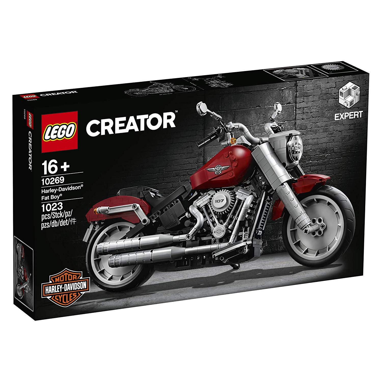 LEGO Creator 10269 Harley Davidson Fatboy Expert Series(10269), for 16 years to 99 years, Any, standard size