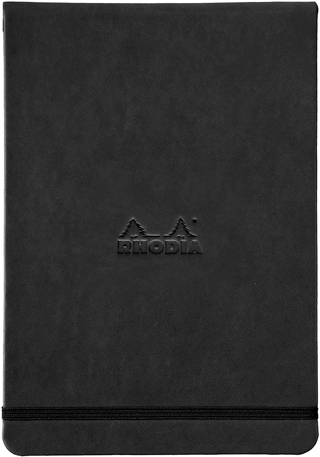 RHODIA 118349C, Hard Black Webnotepad Notebook, A5, Lined, 192 Detachable Pages, Ivory Clairefontaine Paper 90 g/m, Bookmark - Image 3