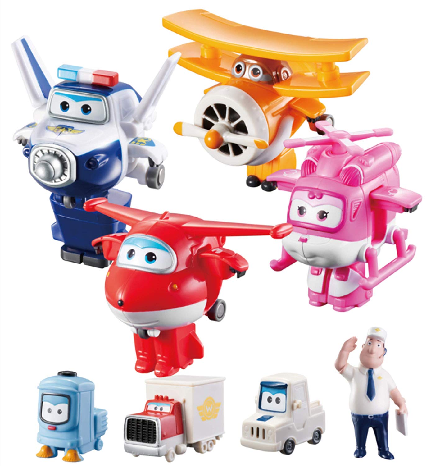 Super Wings -World Airport Flight Crew A Series Jett,Paul