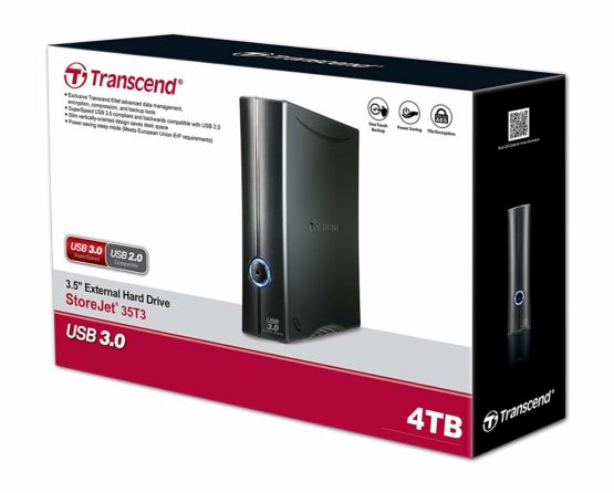 Transcend 4TB Desktop Storage Solution StoreJet 35T3 USB 3.1 Gen 1 TS4TSJ35T3 - Image 4