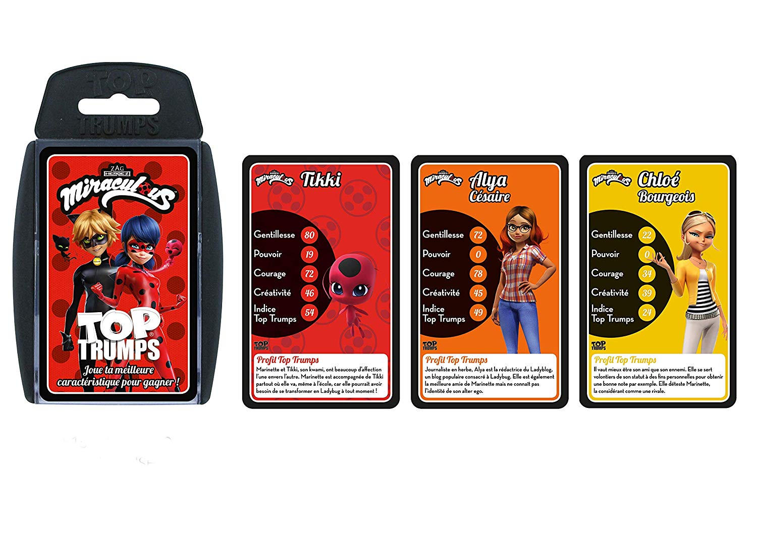 Winning Moves, Top Trumps Miraculous, Card Games, Board Game, Battle Game, Travel Game, From 2 to 6 Players, Ages 6+ - Image 4