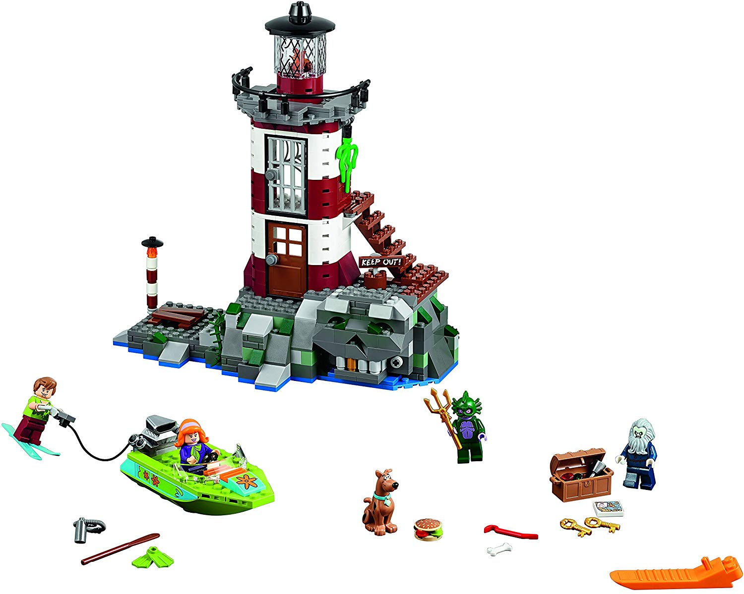 LEGO Scooby-Doo Haunted Lighthouse, Brown,golden - Image 3