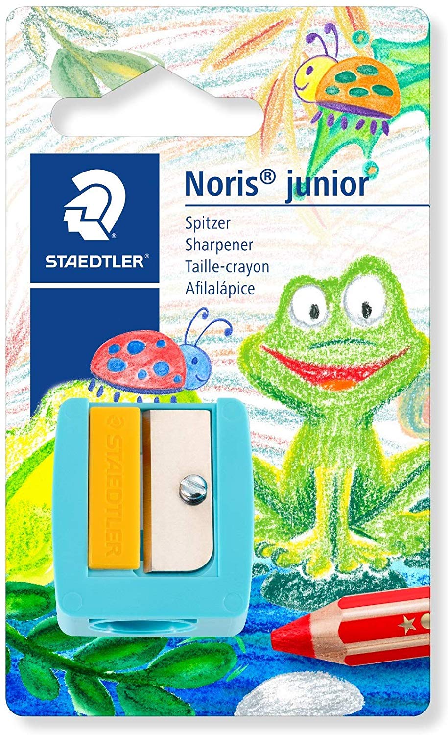 STAEDTLER Noris Junior 514 10 BK Sharpener (Suitable for Children Extra Thick