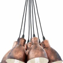 EGLO 49494 E27 Copper-Coloured Antique Pendant Lamp PRIDDY 1