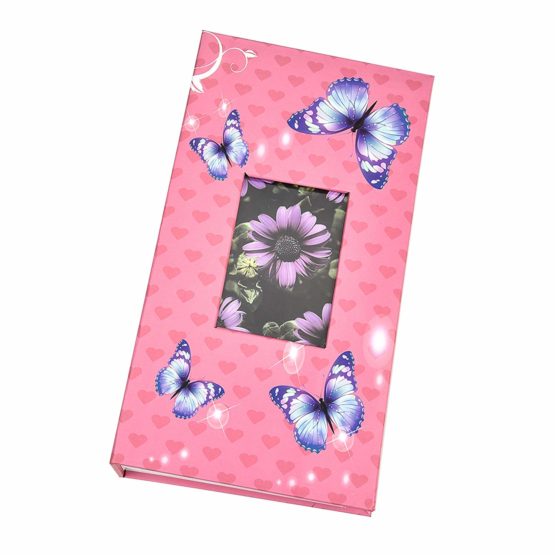 ARPAN 6x4 Designer Photo Album with 300 Pockets (Pink-Butterfly) - Image 2
