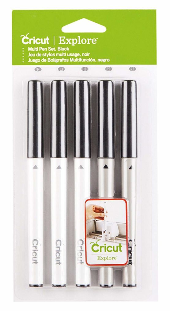 Cricut 2002948 , Black (5 ct), ink, Multi Pen Set Collection