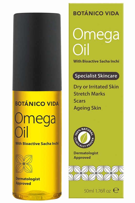 Botanico Vida Omega Oil. The 100% Natural Body Oil for Stretch Marks, Scars, Dry Skin. Clinically Proven Skincare, 125ml