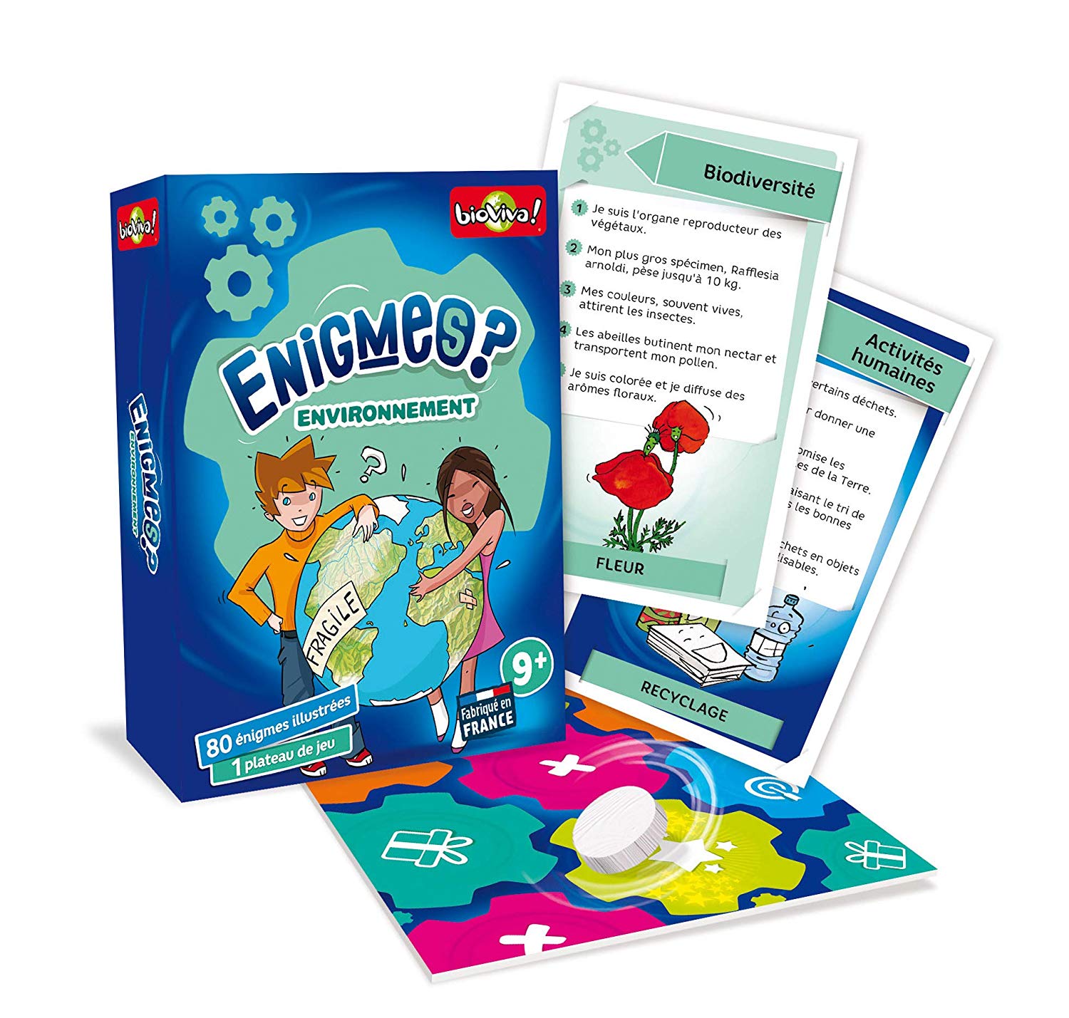 Bioviva Riddles Enigmas- Environment Card Game, Multi- Color, Medium - Image 2
