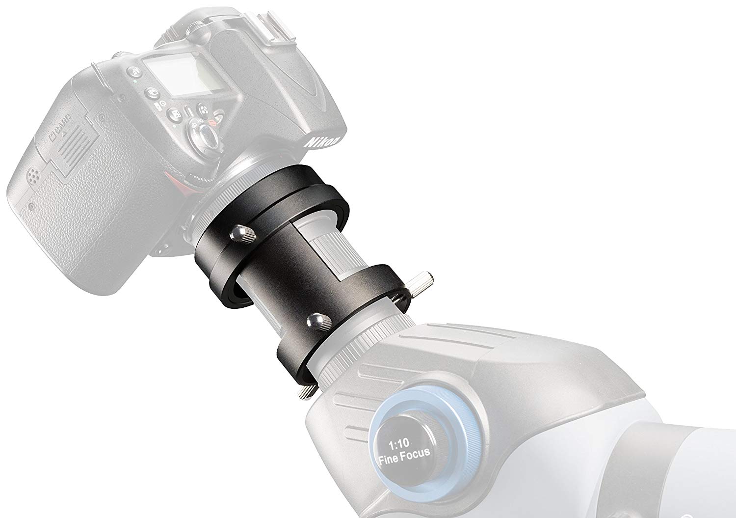 Bresser Photo adapter for connecting DSLR cameras to spotting scopes of the Dachstein, Pirsch & Spectar series.