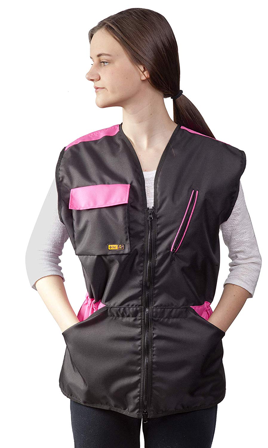 Dingo Dog Training Vest for Agility Trainer Dog Sports Handler Pink M