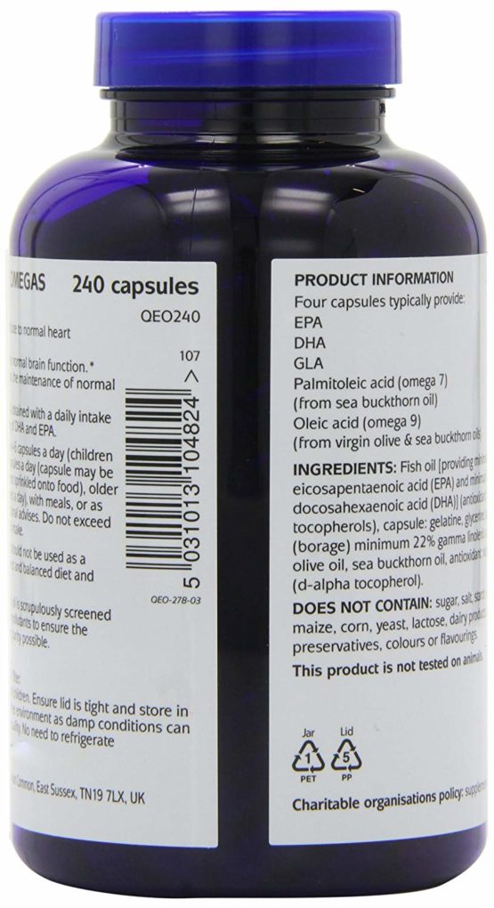 Higher Nature Complete Omegas 3:6:7:9-240 Capsules - Image 4