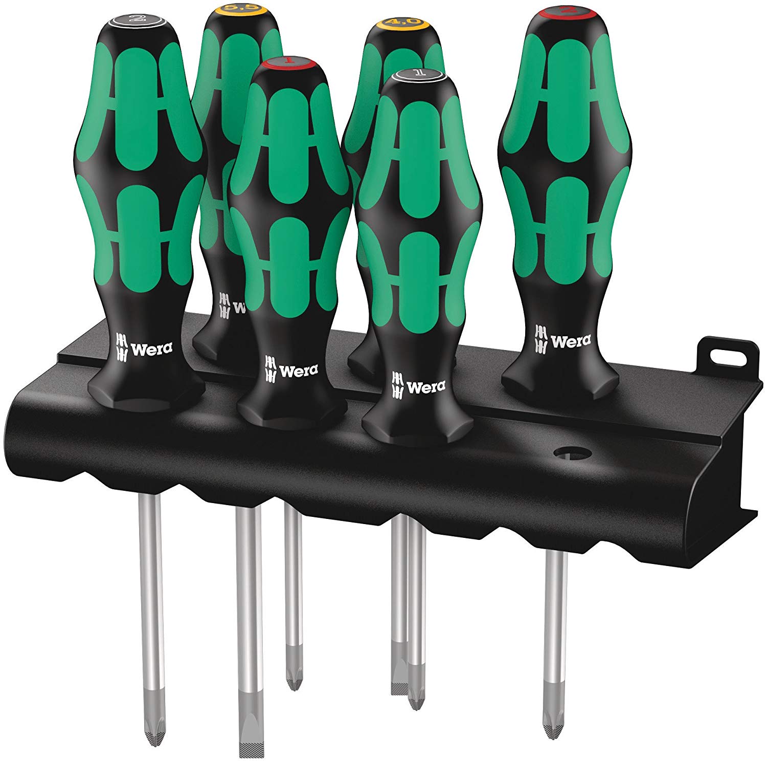 Wera Kraftform 300 Screwdriver Set 6 Piece, Multi-colour, /