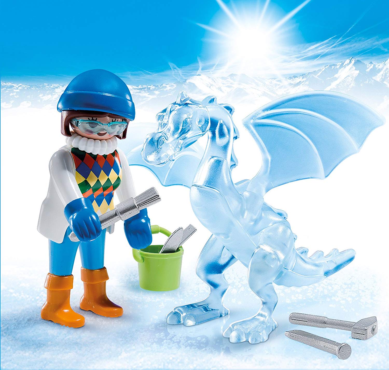 Playmobil 5374 Special Plus Ice Sculptor, Fun Imaginative Role-Play, PlaySets Suitable for Children Ages 4+ - Image 2