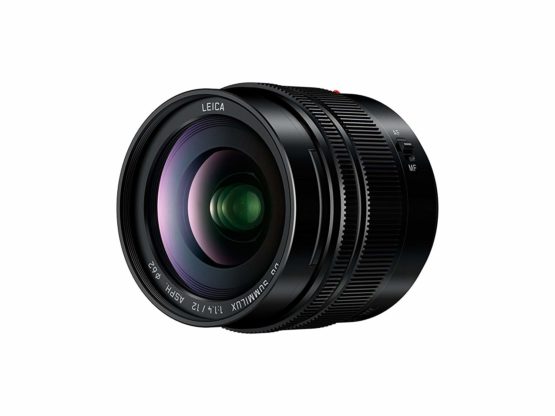 Panasonic LUMIX H-X012E 12 mm LEICA DG Wide Angle Camera Lens - Black