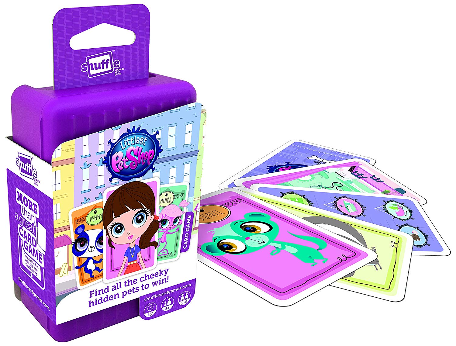 Shuffle Littlest Pet Shop Card Game, Multicolor, Medium