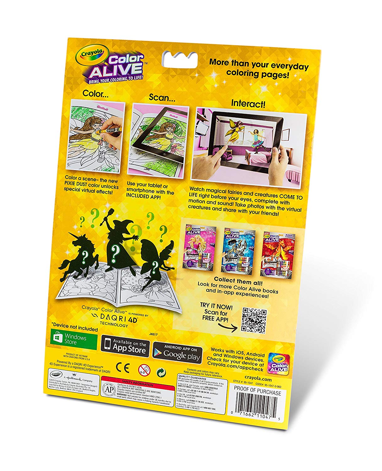 Crayola Color Alive Action Coloring Pages Enchanted Forest BigaMart