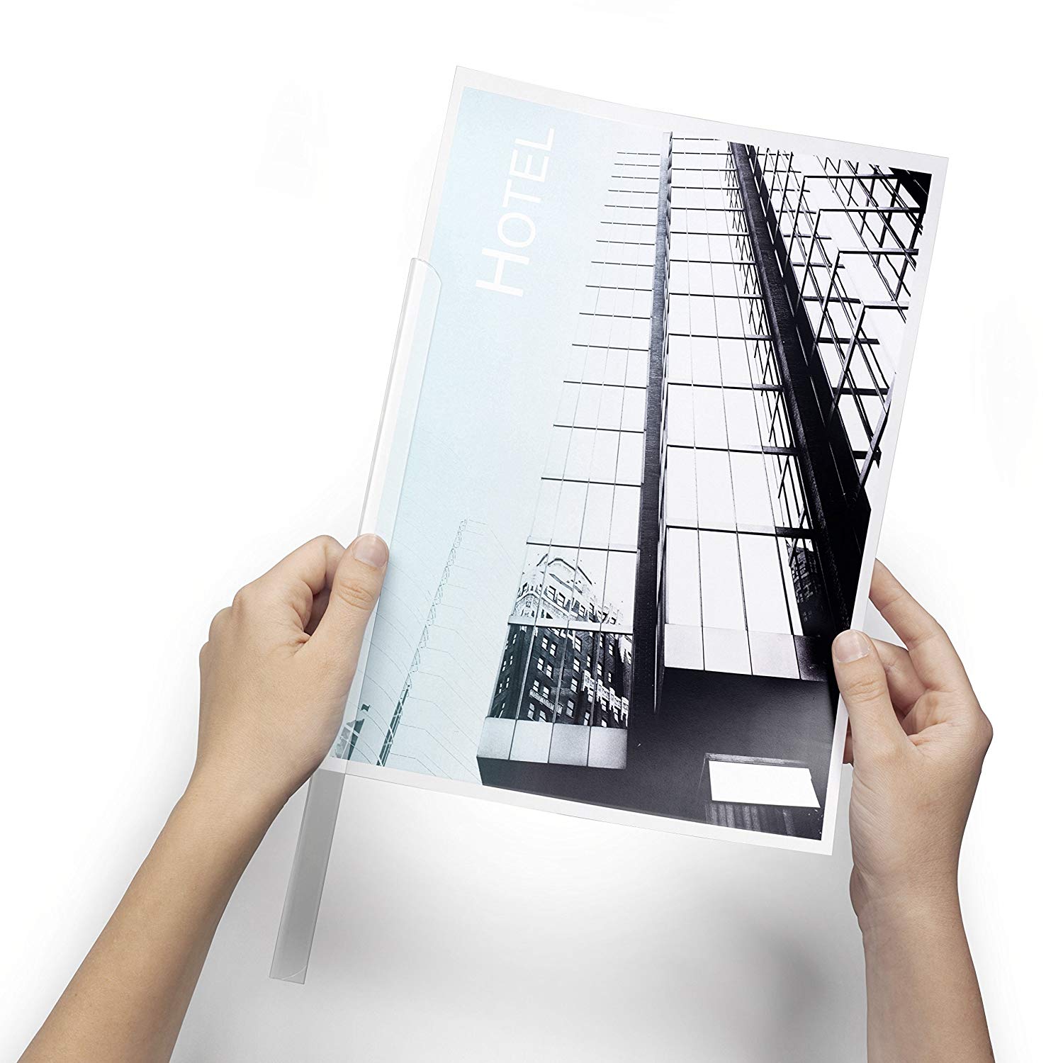 Durable A4 Spine Bar 6mm Transparent - Pack of 100 - Quick and Easy Binding for Unpunched Documents - Holds Up to 60 A4 Sheets - Image 3