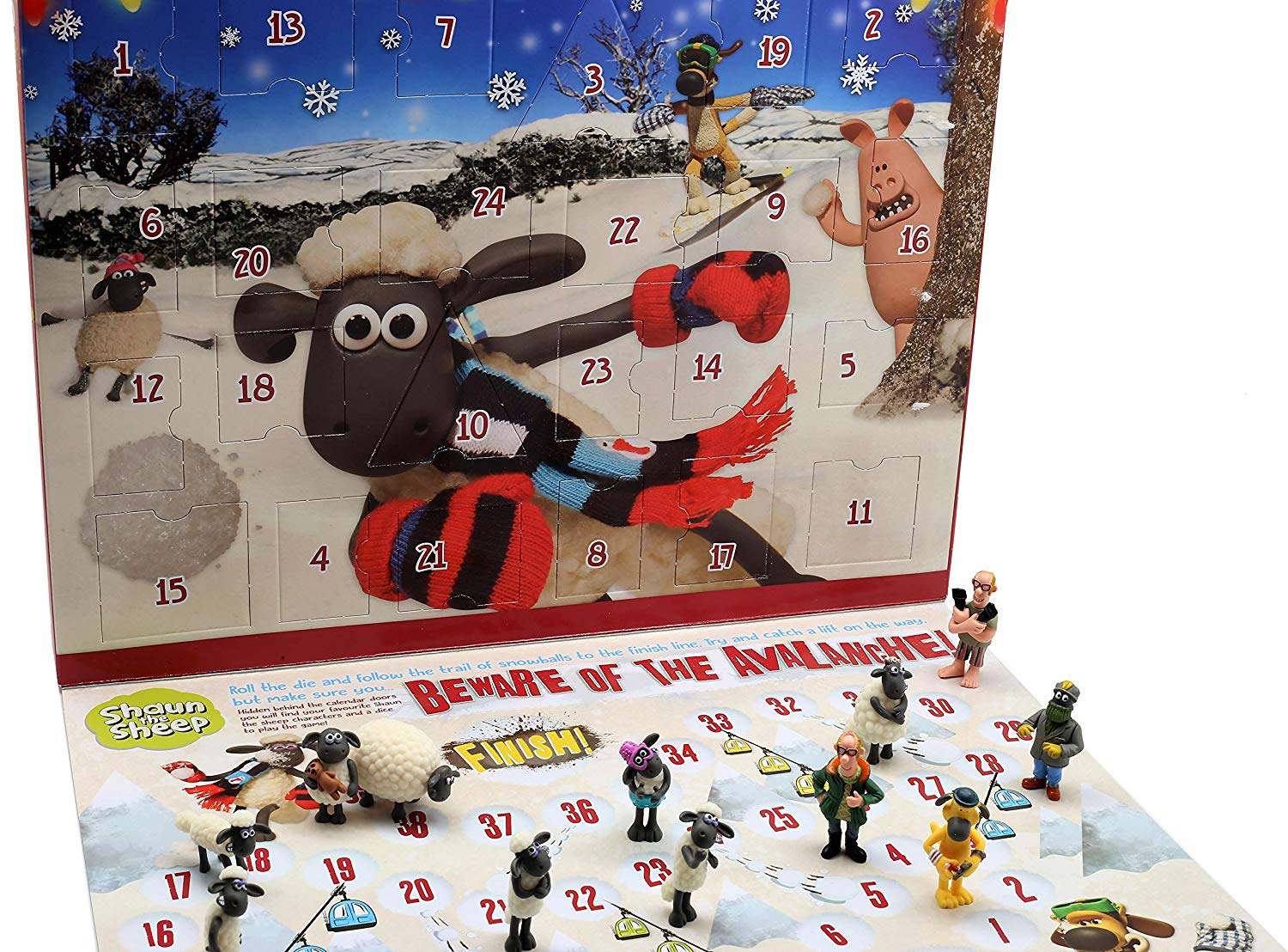 Shaun the Sheep Kids Advent Calendar Wallace and Gromit Christmas