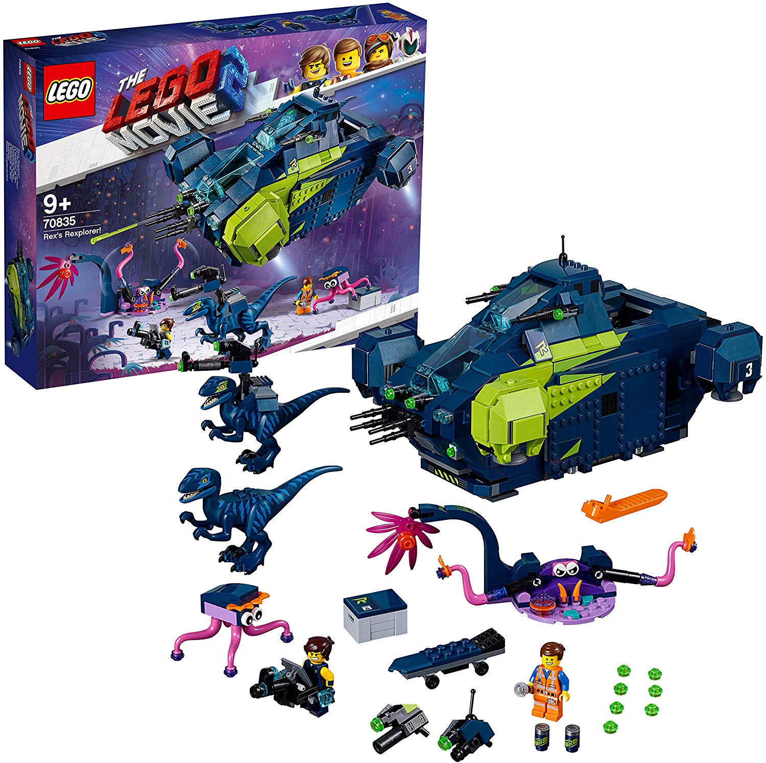 LEGO 70835 The Movie 2 Rex's Rexplorer!, Colourful
