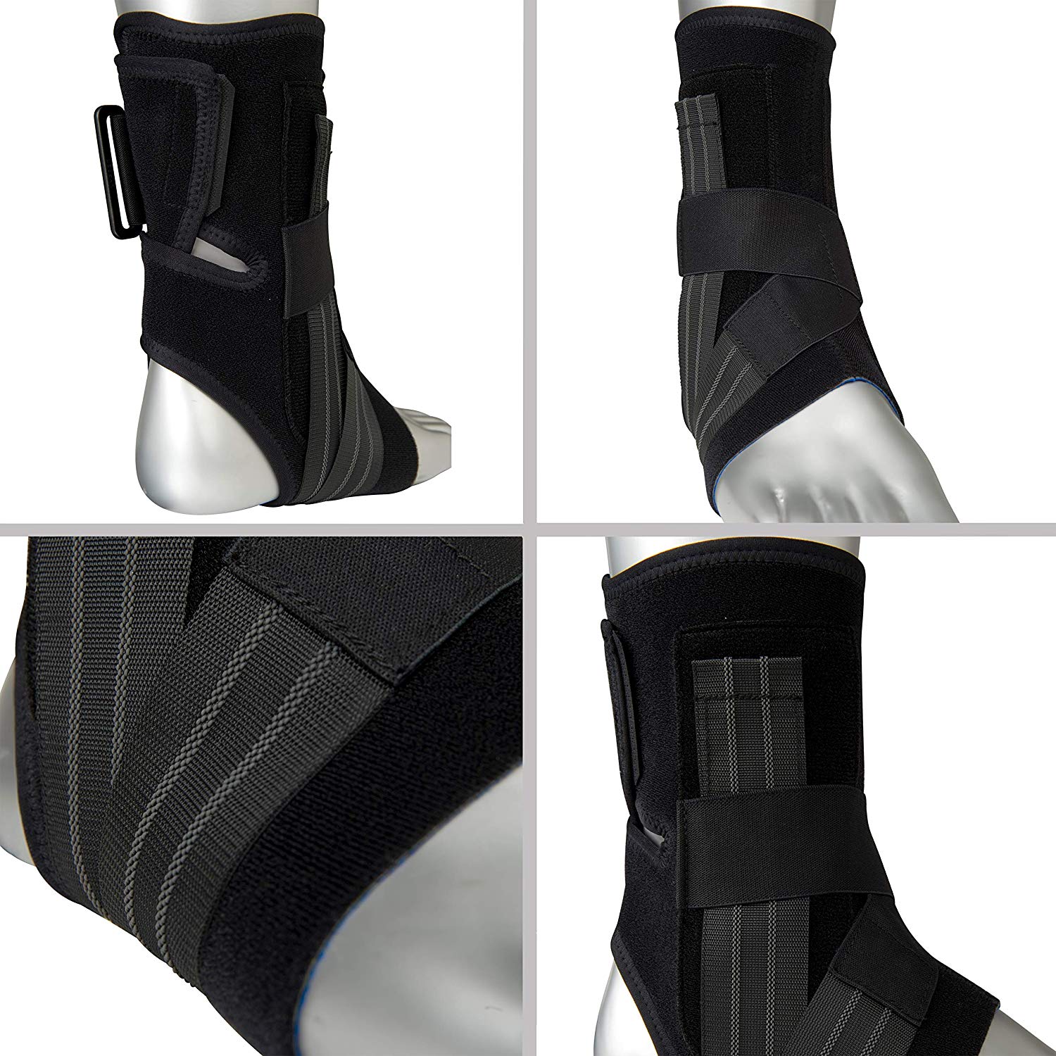 Zamst X-Large A1 Left Ankle Support, Black, xlarge - Image 2