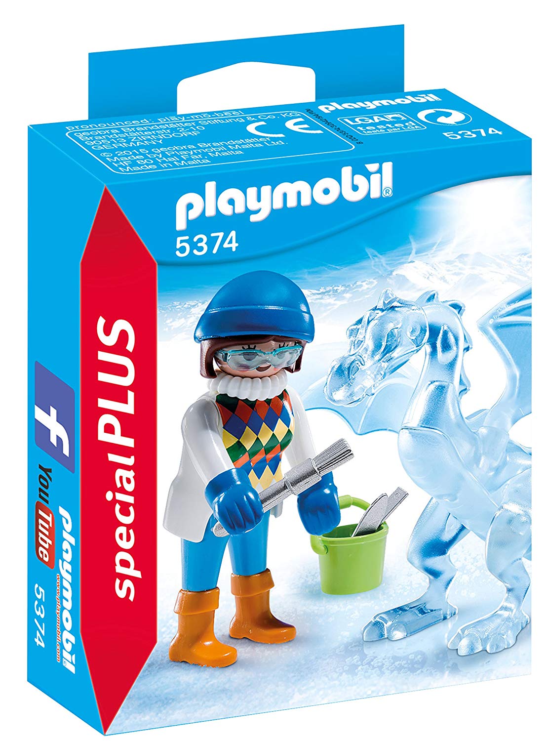 Playmobil 5374 Special Plus Ice Sculptor, Fun Imaginative Role-Play, PlaySets Suitable for Children Ages 4+
