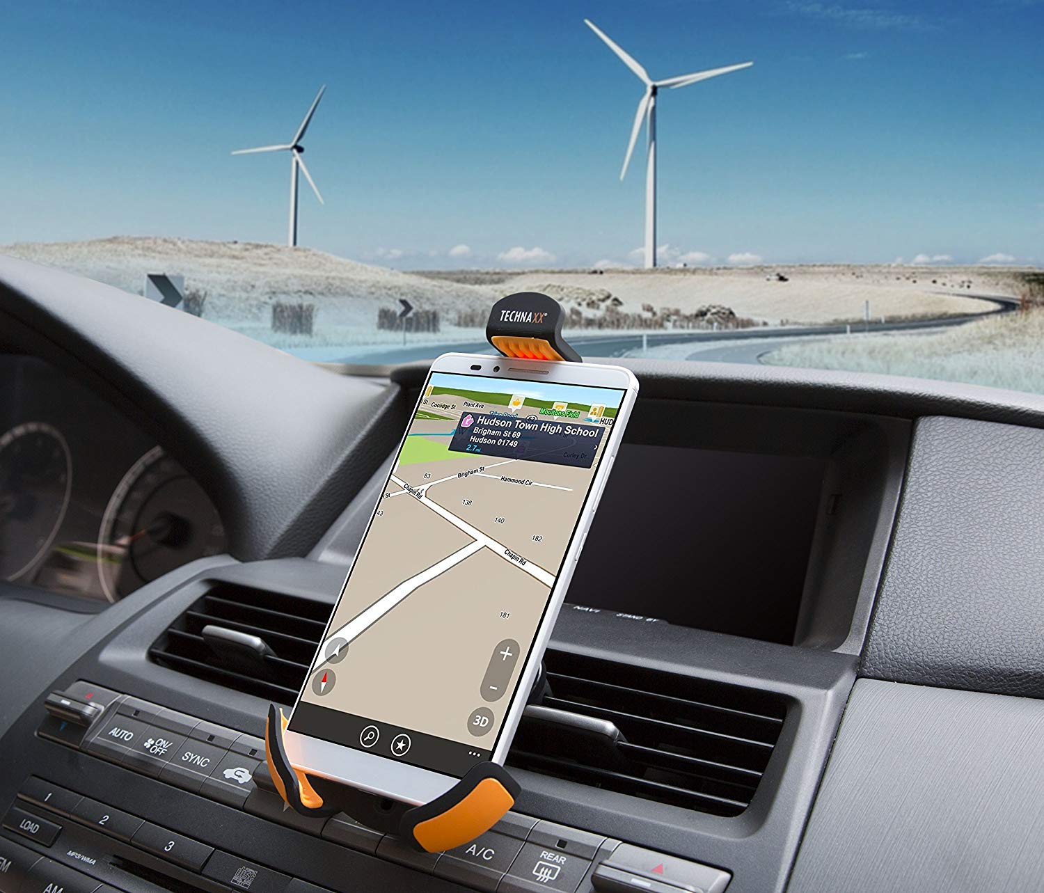 Technaxx Aroma Smartphone Car Holder (TE15), black - Image 4
