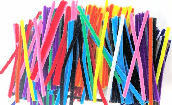 Kids B Crafty 500 Pipe Cleaners, Pipe Cleaners For Craft, Pipe Cleaner, Assorted Sizes Chenille 15cm X 6mm 11 Colours - Pipe Cleaners School Supplies - Crafts For Children - Christmas Craft