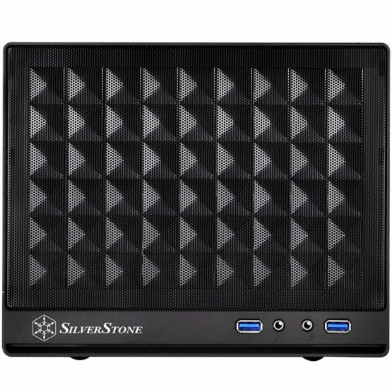 SilverStone SST-SG13B - Sugo Mini-ITX Compact Computer Cube Case, Mesh Front Panel, black - Image 4