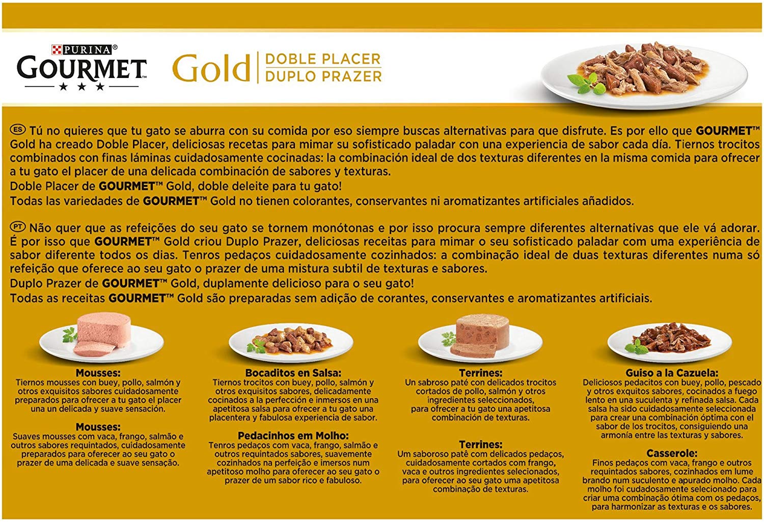 Purina Gourmet Gold Double Pleasure Assortment, 1.02 kg (Pack of 8) - Image 3