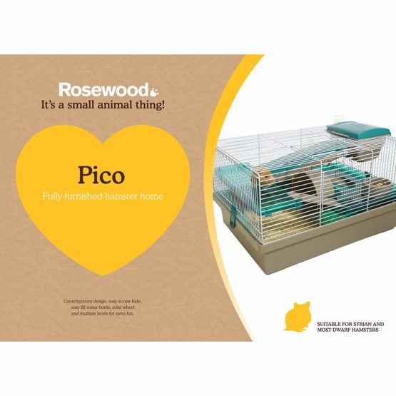 Rosewood PICO Hamster Home, Translucent Teal - Image 4