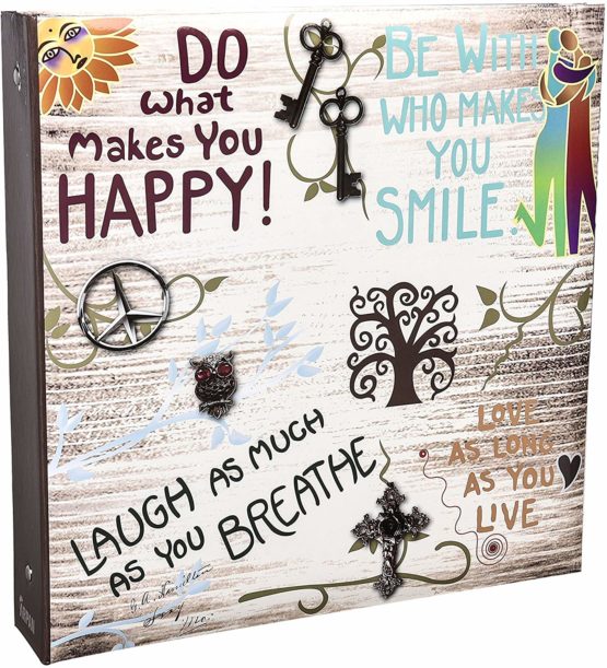 ARPAN Large Slip In Photo Album Holds 500 Photos 6'' x 4'' - Life inspirational slogans Photo Album