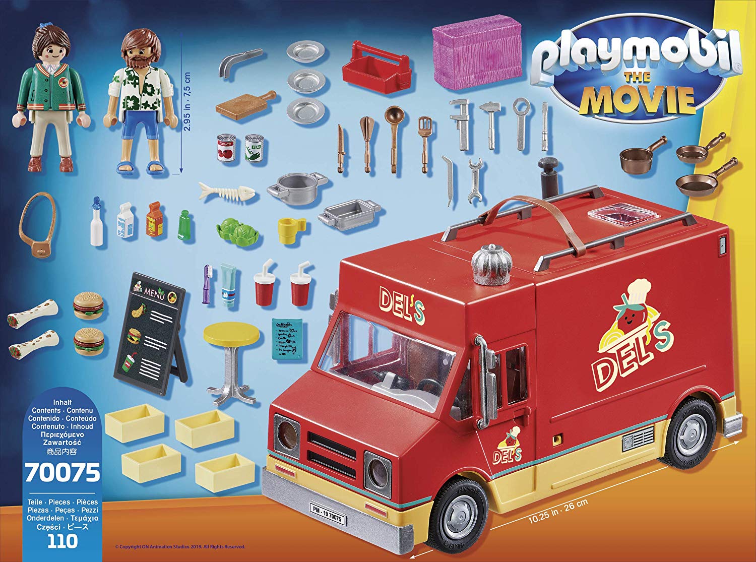 Playmobil 70075 THE Movie Del's Food Truck, For Children Ages 5+, Fun Imaginative Role-Play, PlaySets Suitable for Children Ages 4+ - Image 4