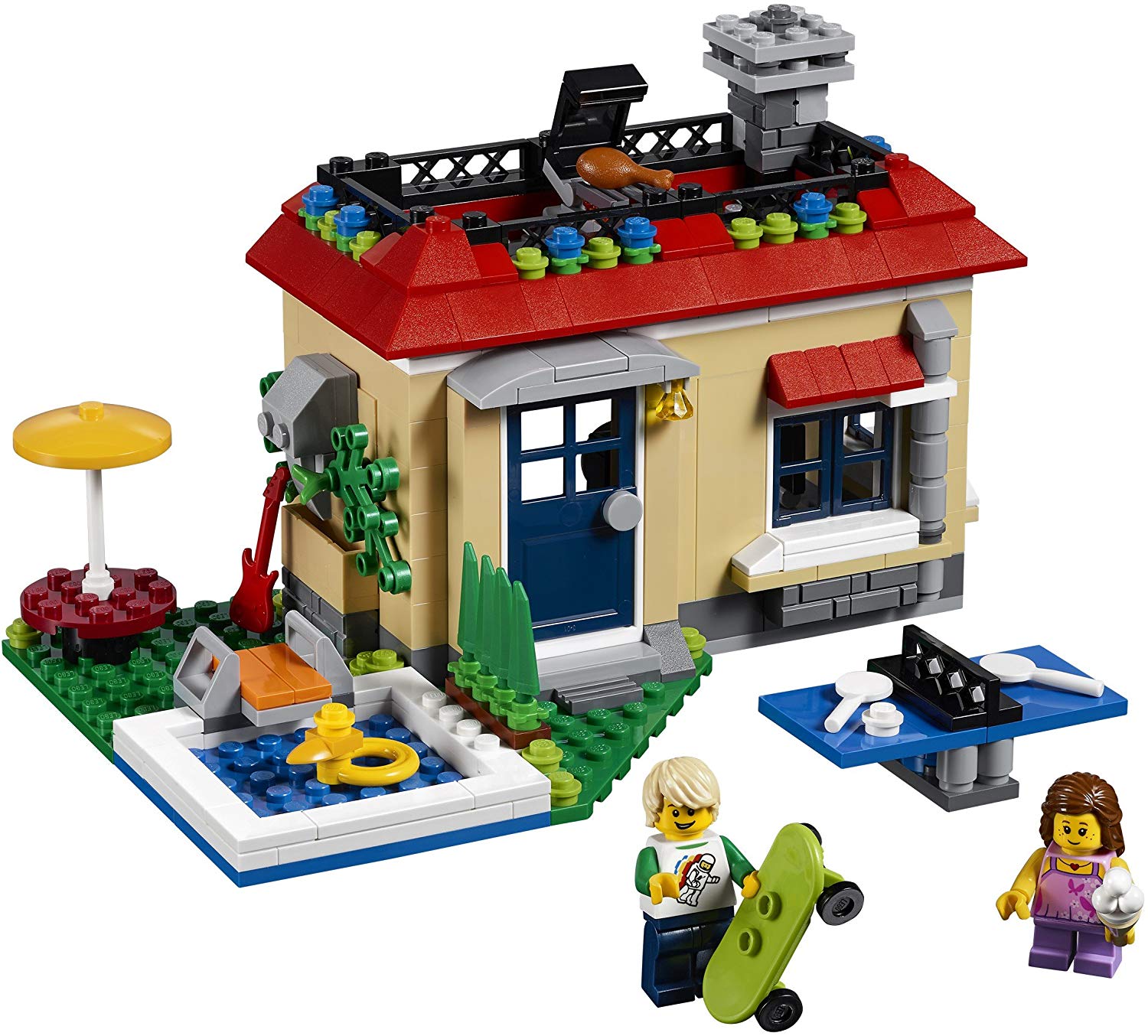 LEGO UK 31067 "Modular Poolside Holiday Construction Toy, Mehrfarbig - Image 3
