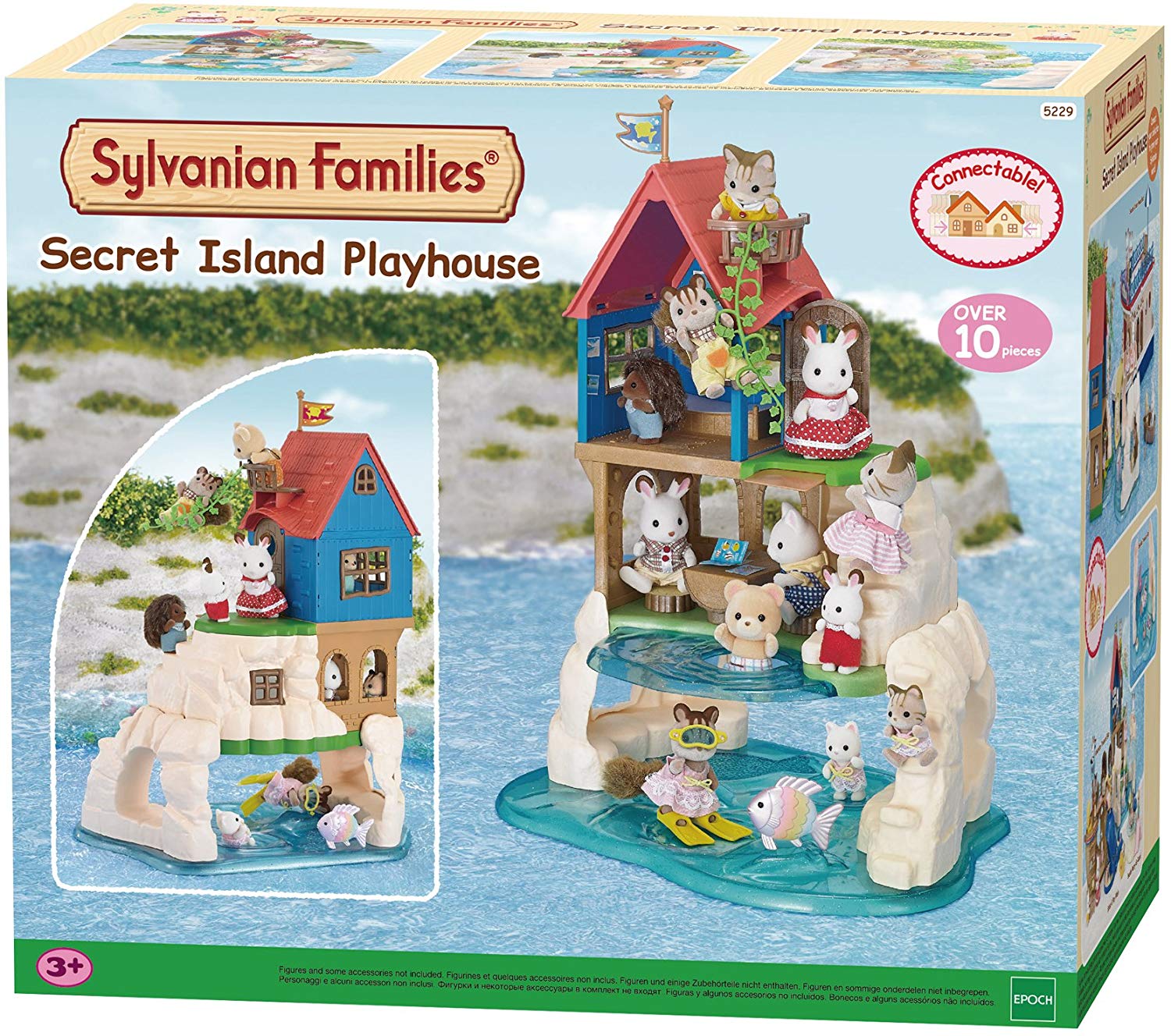 Sylvanian Families Secret Island Playhouse, Multicolor, Medium
