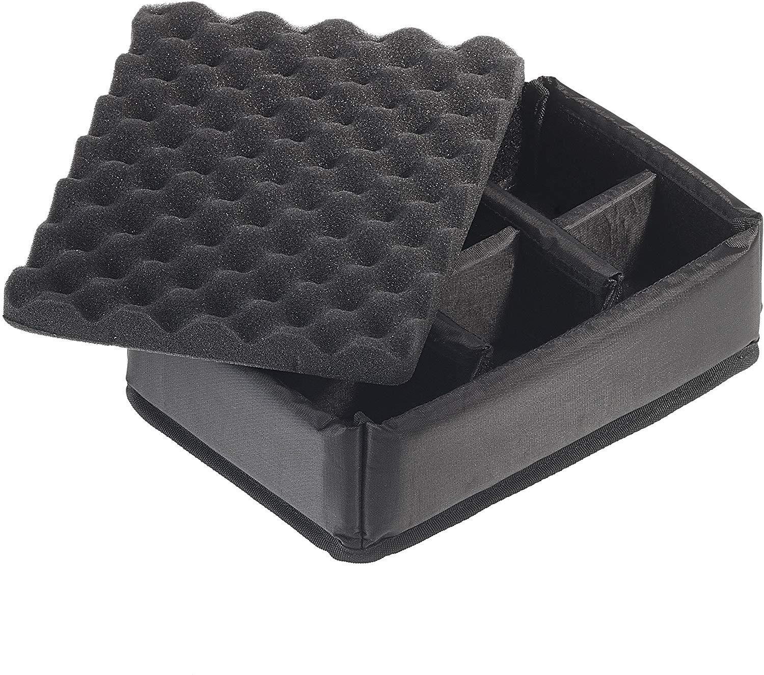 B&W Outdoor Transport Case - Type 1000 with Padded Divider - Black - Waterproof according to IP67 Certification and Dustproof - Image 3