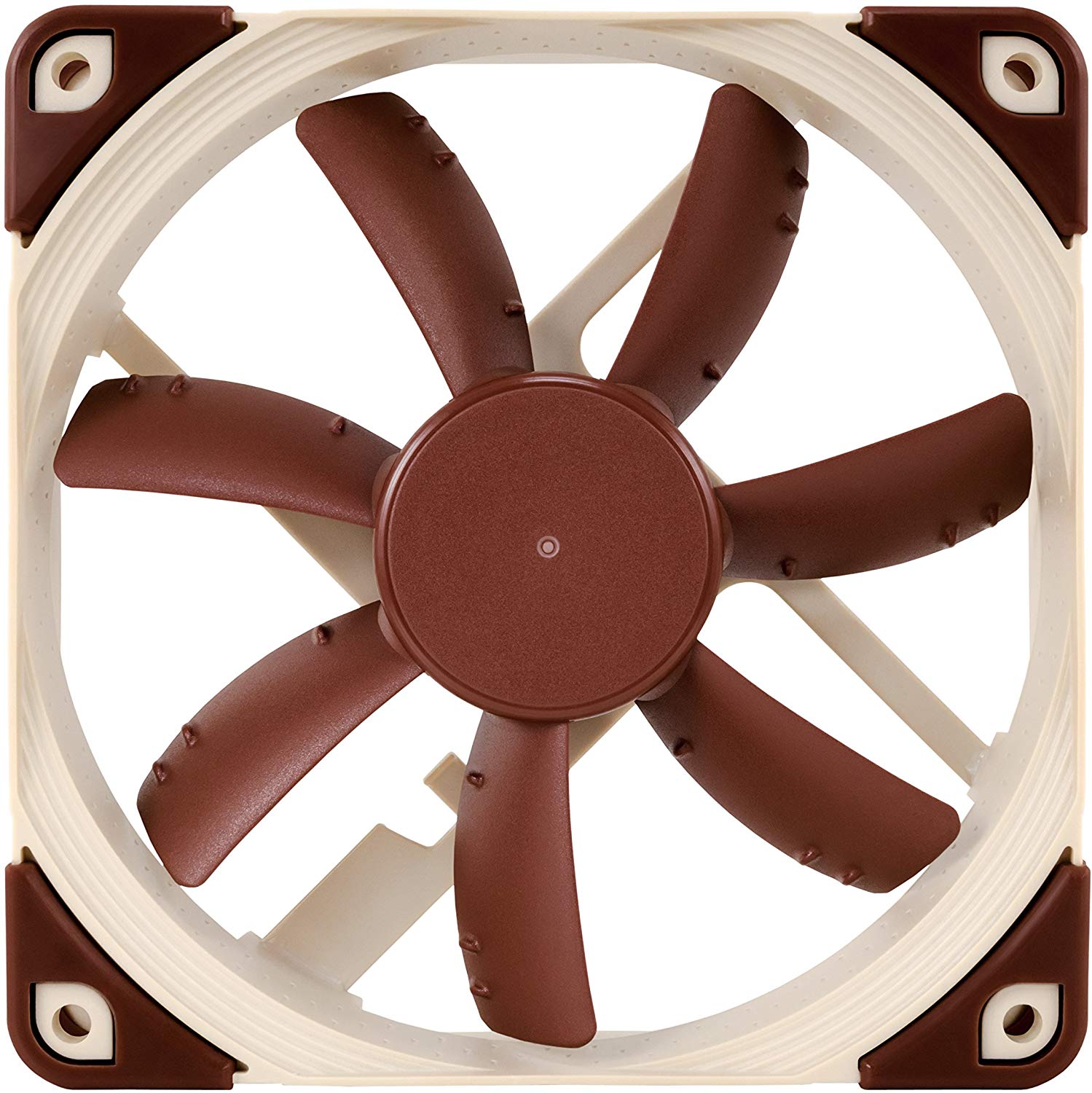 Noctua NF-S12A FLX, Premium Quiet Fan, 3-Pin (120mm, Brown), Black - Image 4