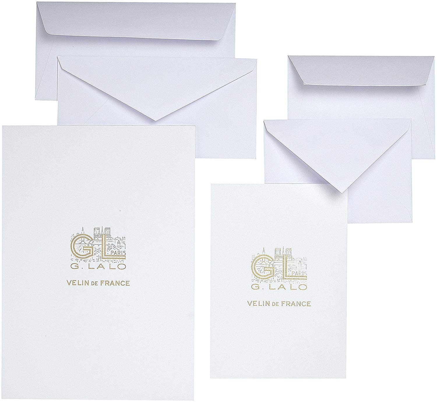 Lalo 21700L, Velin De France. Pack of 20 Gummed lined envelopes. Sizes: 11.4x16.2 cm 100g, French Vellum - Image 2