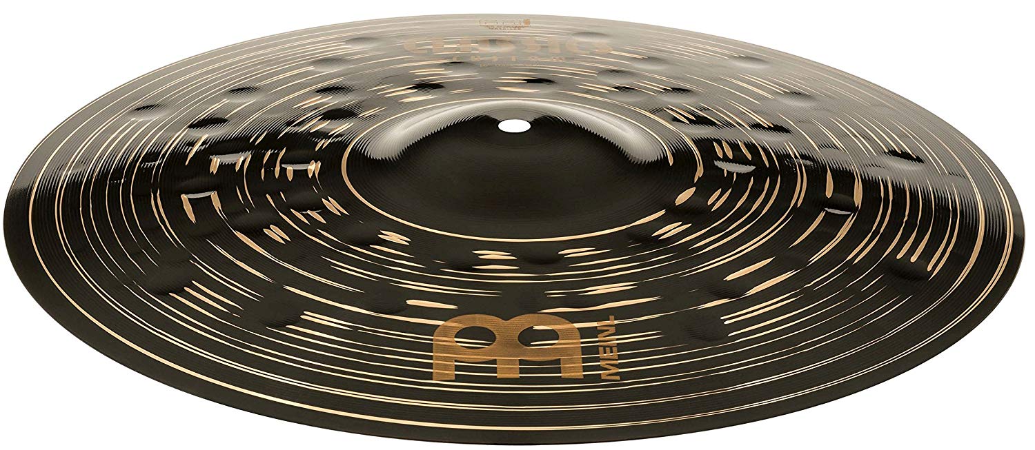 Meinl Cymbals Classics Custom Dark Crash Cymbal 16 inch (Video) for Drum Set (40,64cm) B12 Bronze, Dark Finish - Image 3