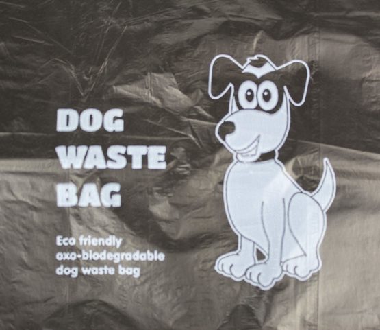 500 x Dog Poo Bags (Dog Waste Bags) - Black with Tie Handle - Image 2
