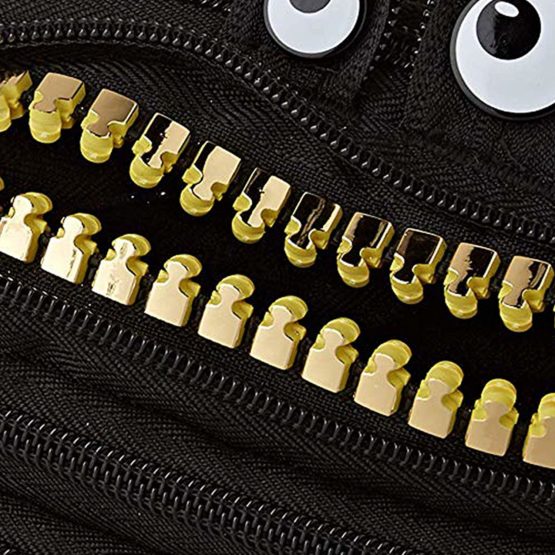ZIPIT Grillz Pencil Case for Kids, Holds Up to 30 Pens, Machine Washable, Made of One Long Zipper! - Image 3