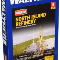 Walthers, Inc. 933-3219 Cornerstone HO Scale Model North Island Oil Refinery 1:160 N, 8-1/16 x 5" 20.5 x 12.7cm