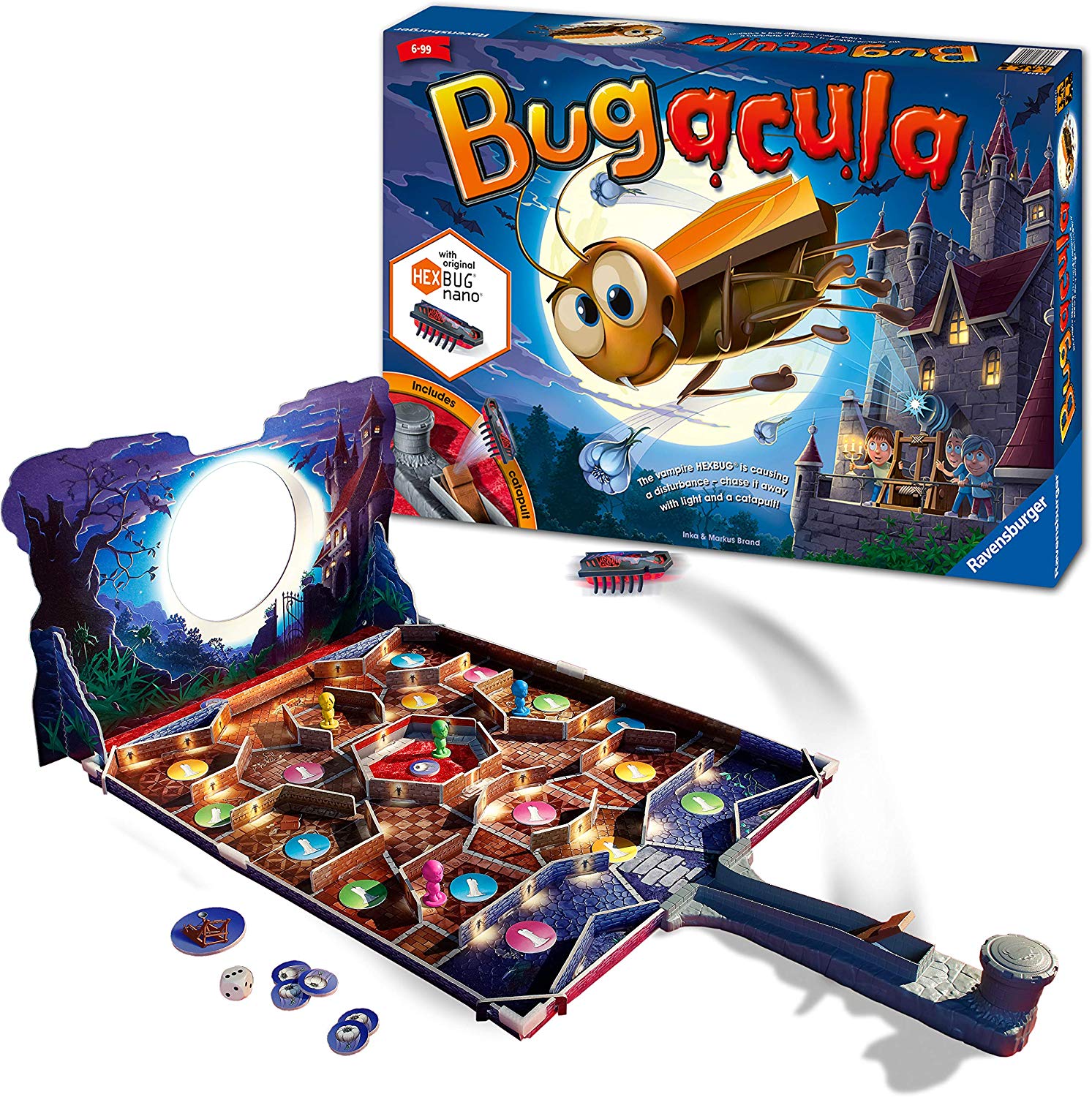 Ravensburger Bugacula Game, Multicolor, 31 x 77 x 26.5 centimeters