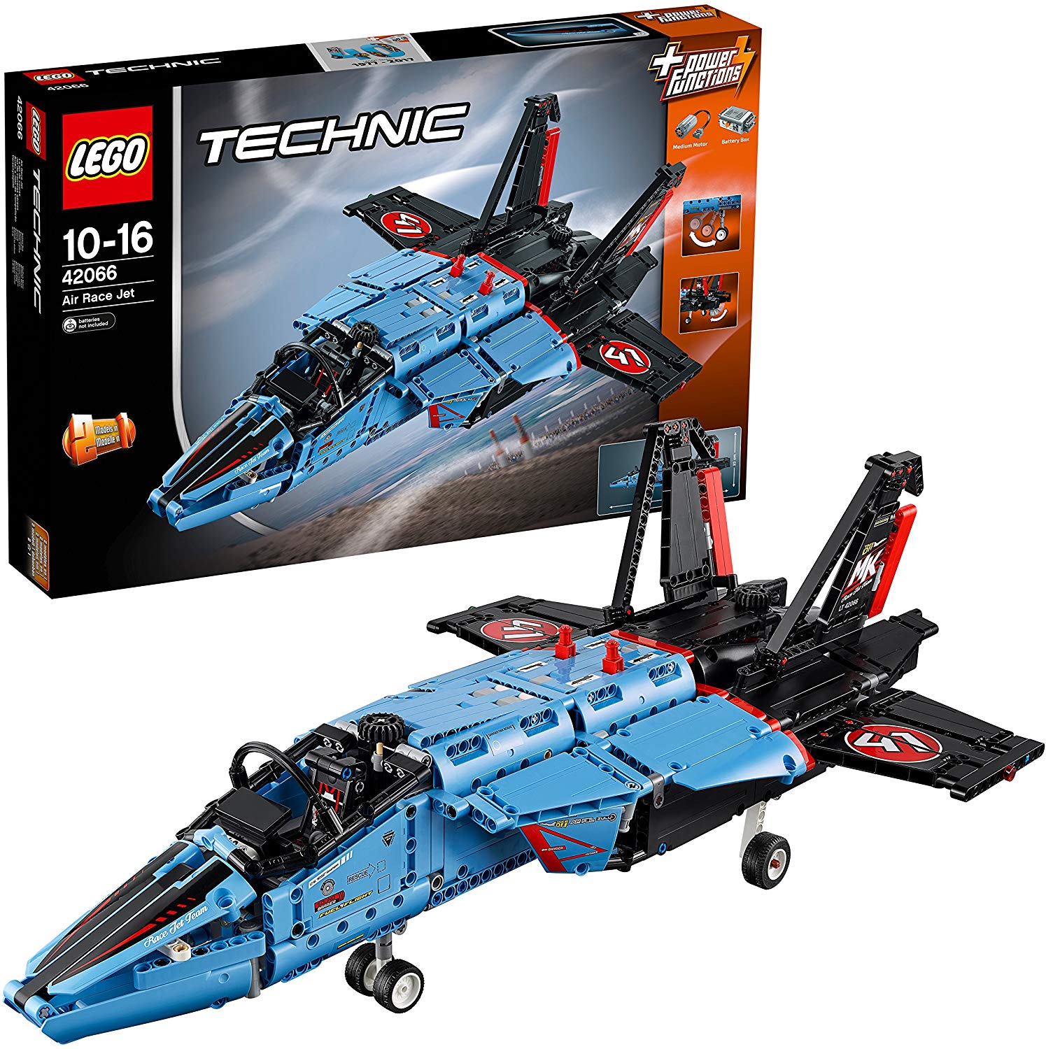 LEGO 42066 "Air Race Jet Building Toy, Mixed