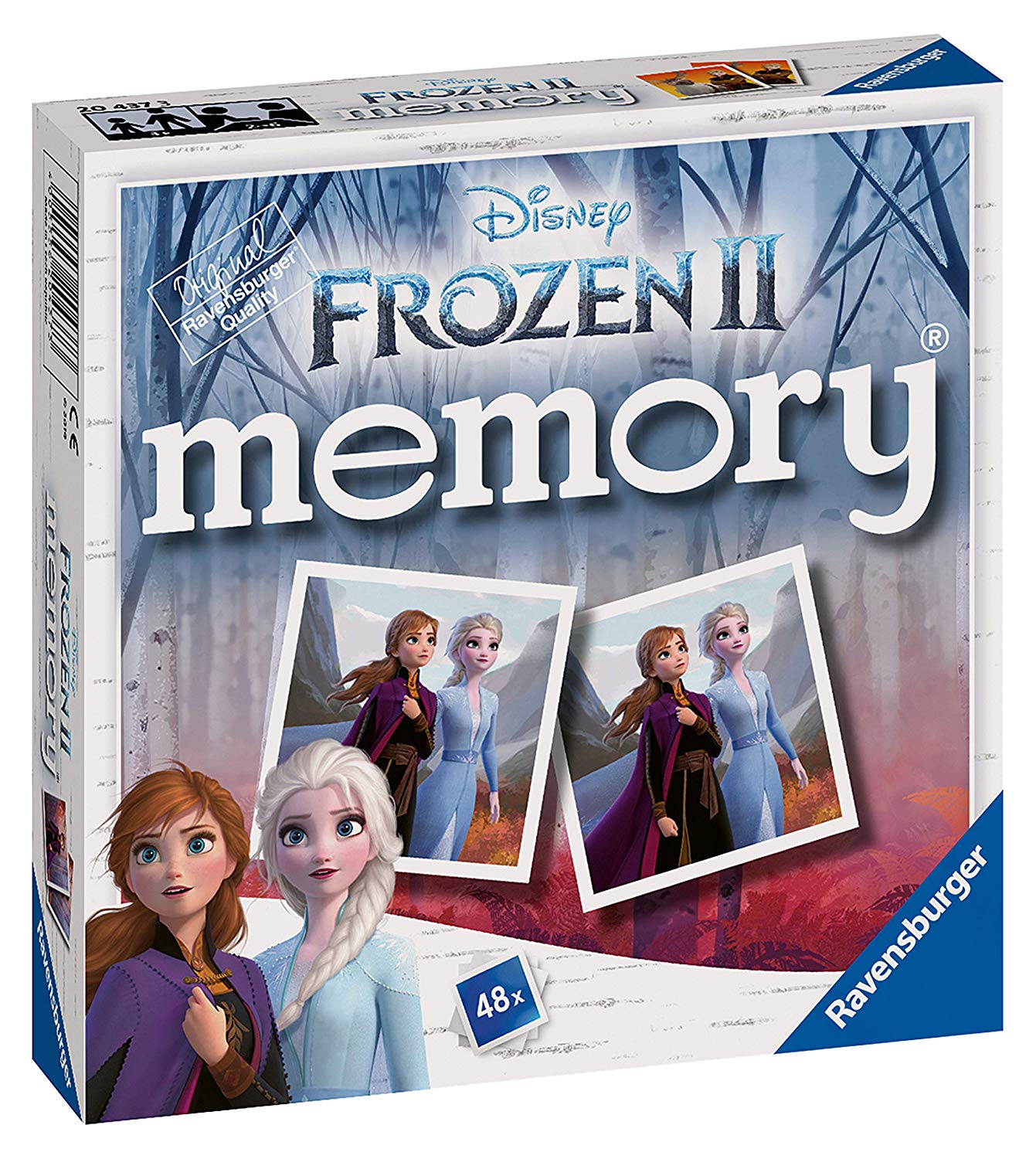 Ravensburger Disney Frozen 2 Mini Memory Matching Picture Snap works Game For Kids Age 3 Years and Up, Multi-colored, 5 x 5 x 0.2 cm - Image 4
