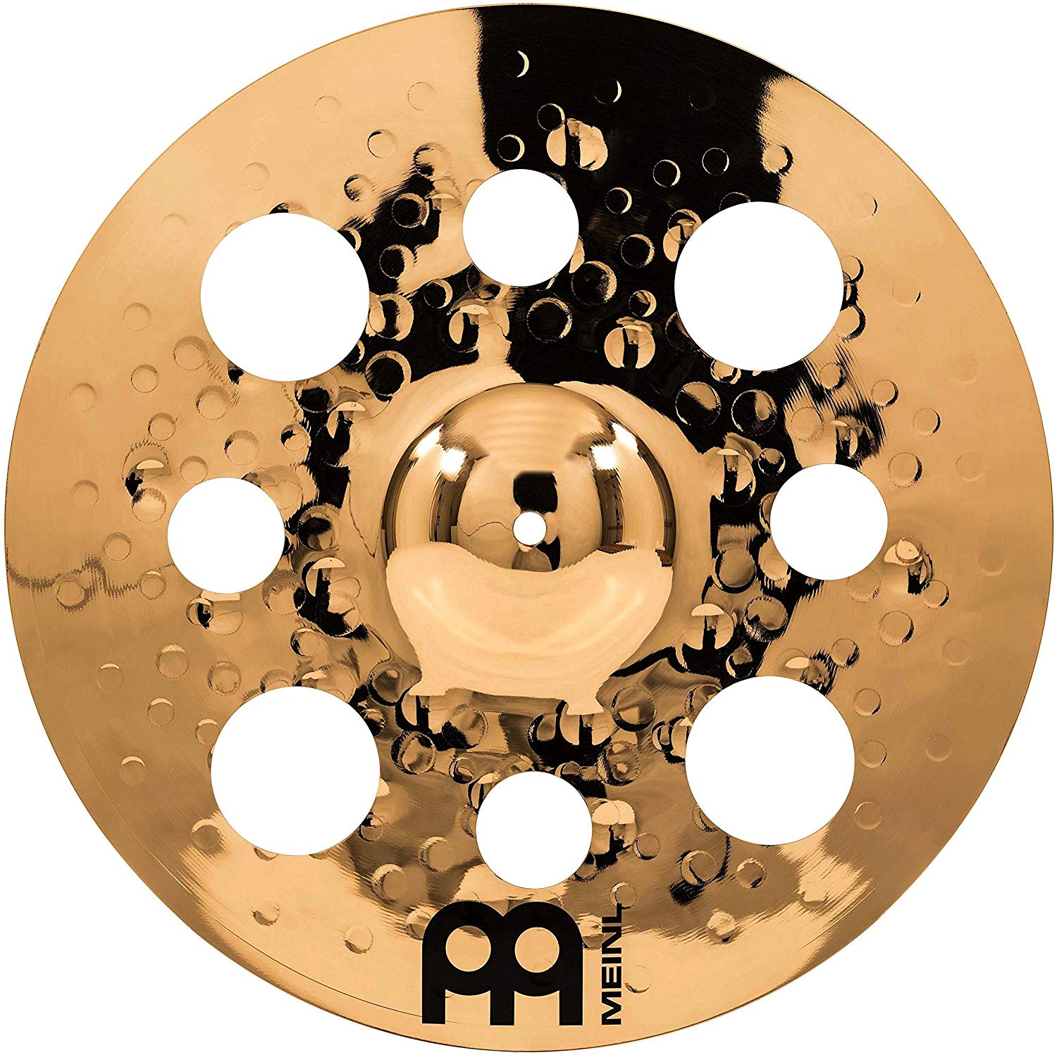 Meinl Cymbals Classics Custom Brilliant Trash Crash Cymbal 16 inch (Video) for Drum Set (40,64cm) B12 Bronze - Image 2