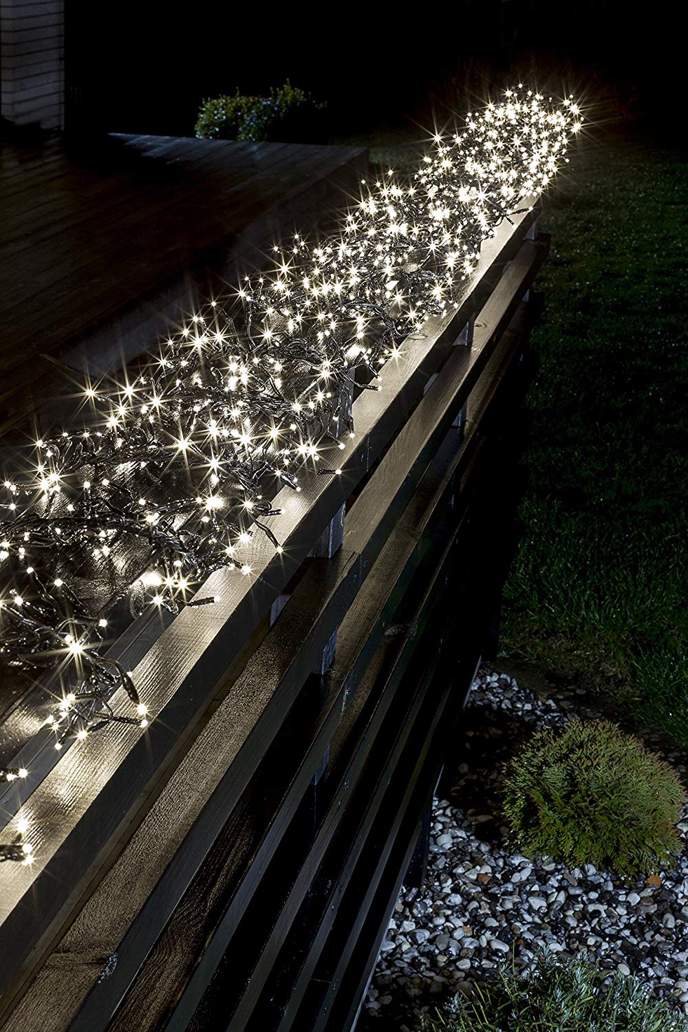 Konstsmide LED Cluster Christmas Outdoor Lights/Fairy Lights / 8 Functions - Image 3