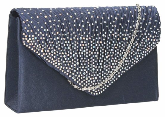 SWANKYSWANS Womens Abby Diamante Envelope Style Bag Clutch